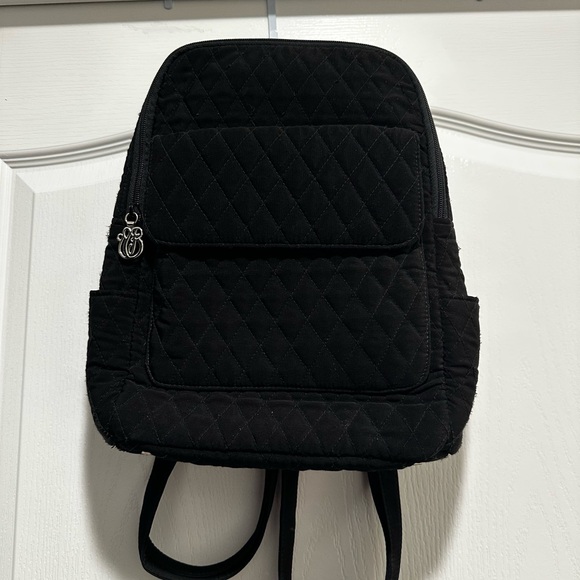 Vera Bradley Elegant Black Backpack - Picture 2 of 14